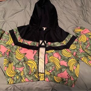 JUiCY Colorful Banana Print Hoodie